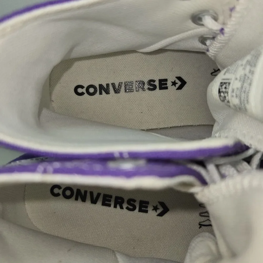 Converse Chuck Taylor All Star Purple High Top Sneakers Womens 6 Mens 4 Shoes